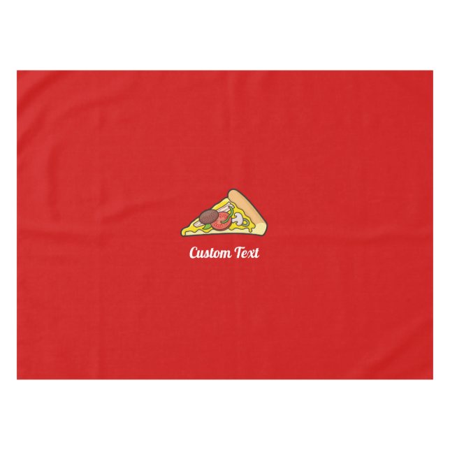 Pizzalschnitt Tischdecke (Vorderseite (Horizontal))