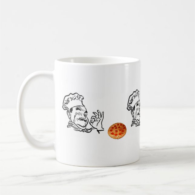 Pizzamann Tasse (Links)