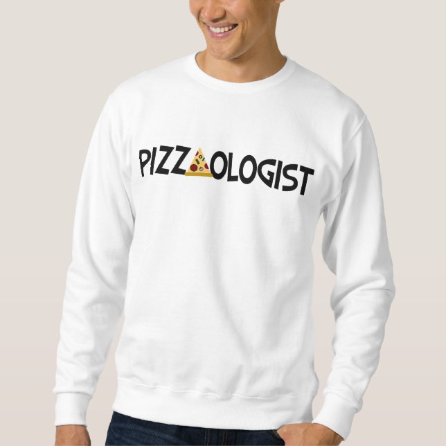 Pizzaologin - Funny Pizza Sweatshirt (Vorderseite)