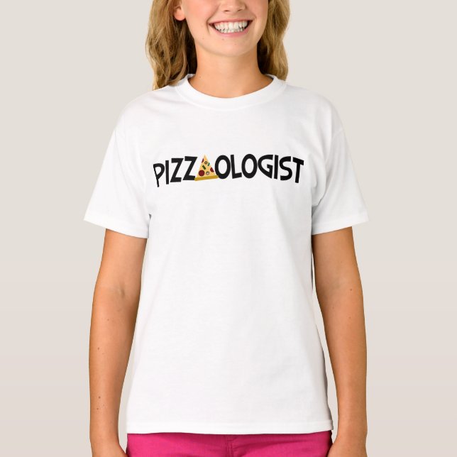 Pizzaologin - Funny Pizza T-Shirt (Vorderseite)