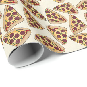Pizzapierpapier Geschenkpapier