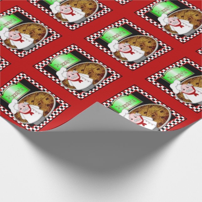 Pizzaria-Geschenkpapier Geschenkpapier (Ecke)