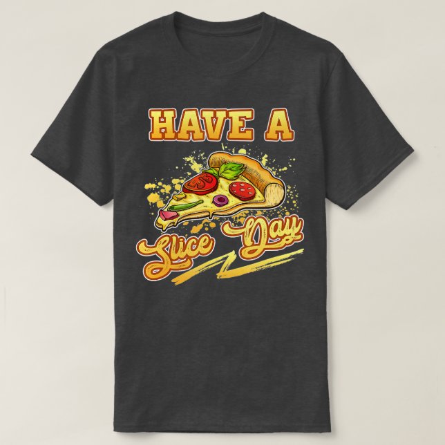 Pizzas-Party aus hawaiianischer italienischer Küch T-Shirt (Design vorne)