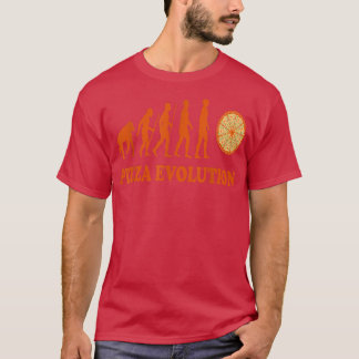 Pizzas Salami Ham Mushroom Tomato Italy Red White T-Shirt