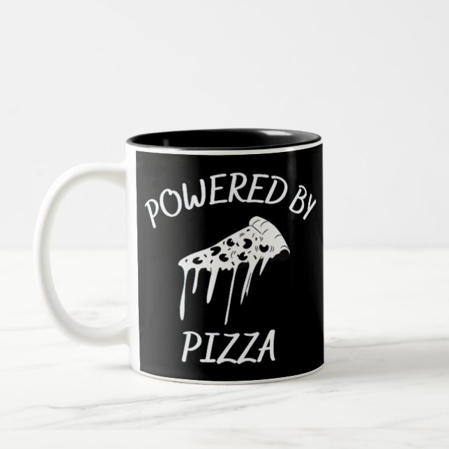 Pizzas Zweifarbige Tasse (Links)