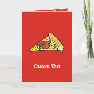 Pizzascheibe Karte