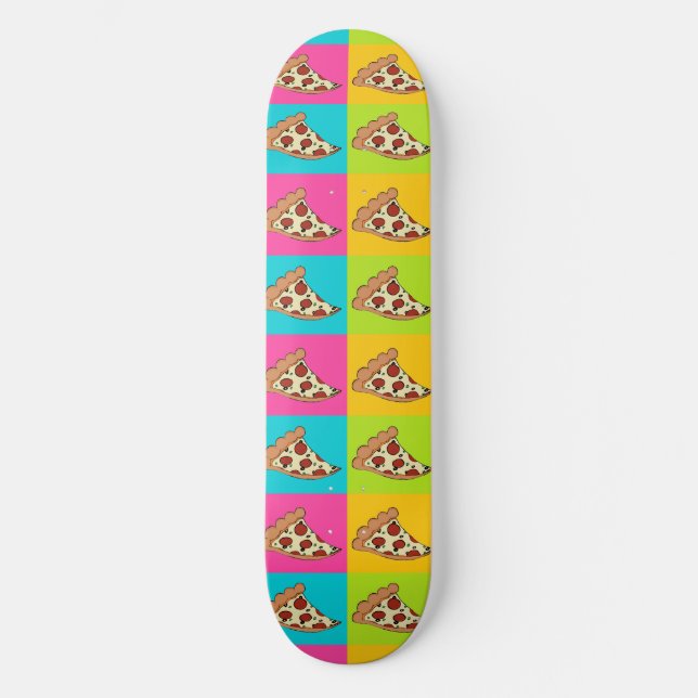 Pizzascheibe-Skateboard Skateboard (Vorderseite)