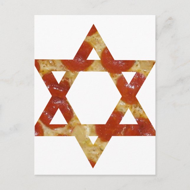 Pizzastern Postkarte (Vorderseite)