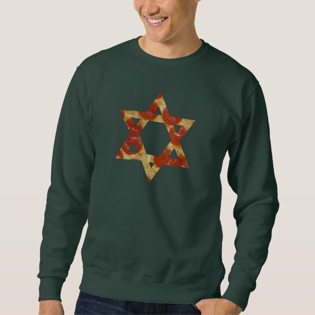 Pizzastern Sweatshirt (Vorderseite)