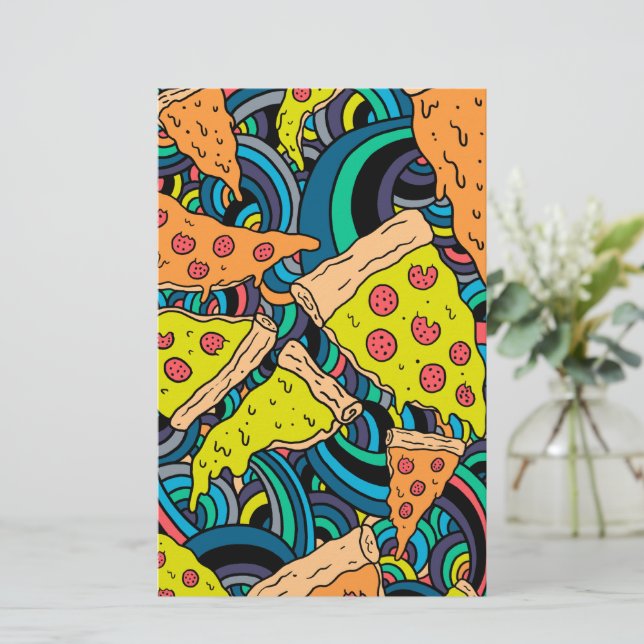 Pizzastrom Briefpapier (Stehend Vorderseite)