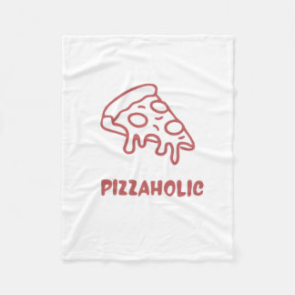 Pizzasüchtiger  fleecedecke
