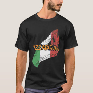 Pizzatarian Funny Italian Spaß Italien Vegane Pizz T-Shirt