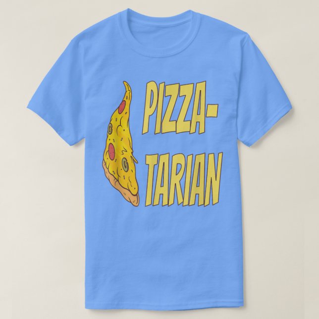 Pizzatarian Pizza Fan Fast Food Funny Pizza Lover T-Shirt (Design vorne)