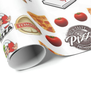 Pizzaverpackung Hochglanzpapier Geschenkpapier