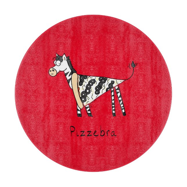 Pizzebra Pizza Zebra Cutting Board Schneidebrett (Vorderseite)