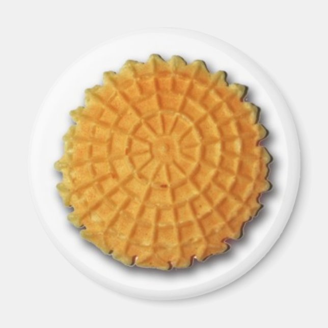 Pizzelle-Cookie-Magnet Magnet (Vorne)