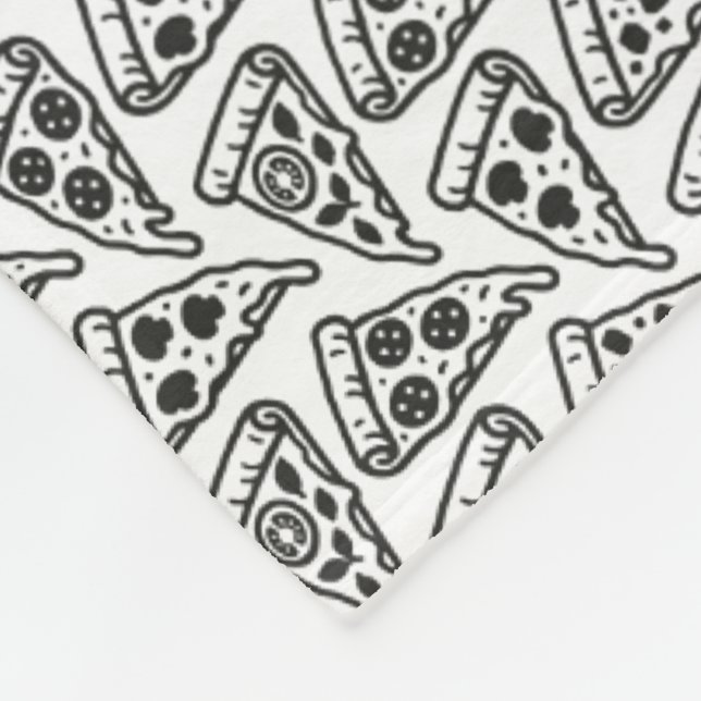 Pizzen Fleecedecke (Ecke)