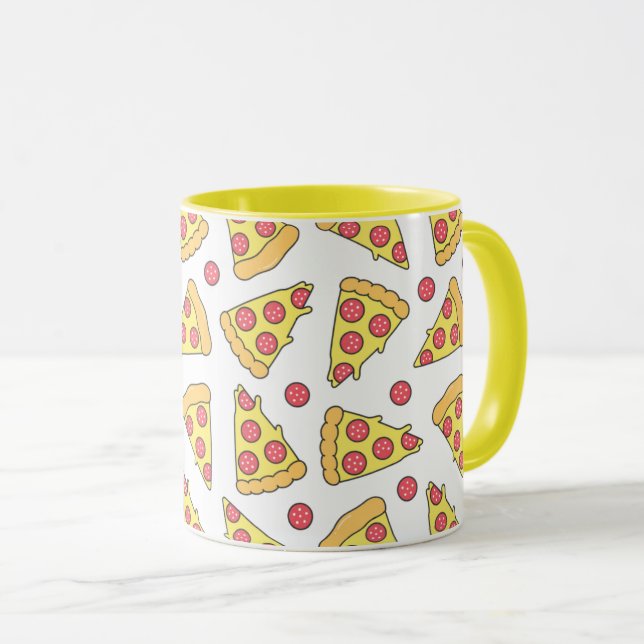 Pizzen Tasse (VorderseiteRechts)