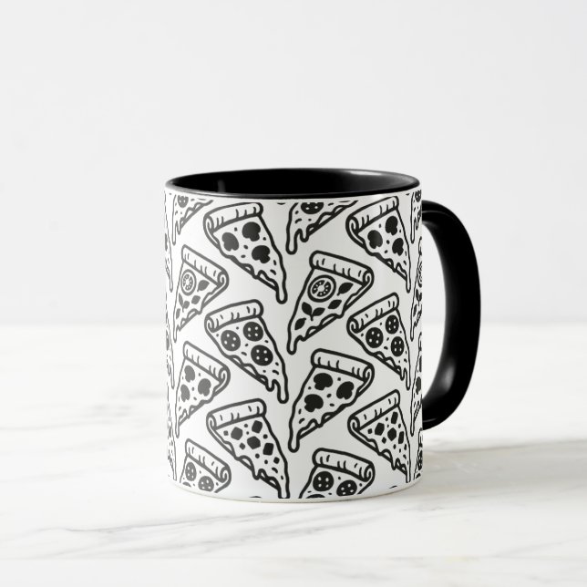 Pizzen Tasse (VorderseiteRechts)