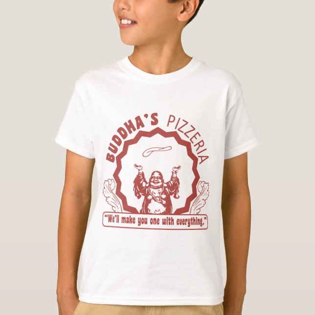 Pizzeria Buddha T-Shirt (Vorderseite)