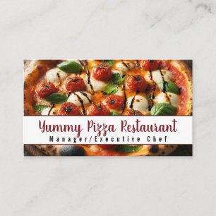 Pizzeria Catering-Service Veranstaltungen Visitenkarte