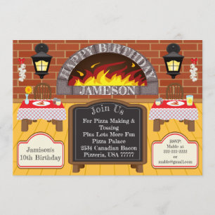 Pizzeria Fire Roasted Pizza Party Allergien Einladung