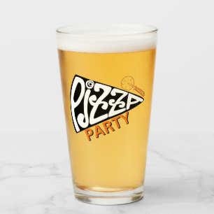 Pizzeria-Party Glas