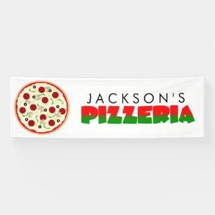 Pizzeria-Pizza-Geburtstags-Party Banner