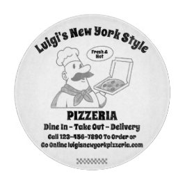 Pizzeria Pizza im Detail Pizza Koch Schneidebrett