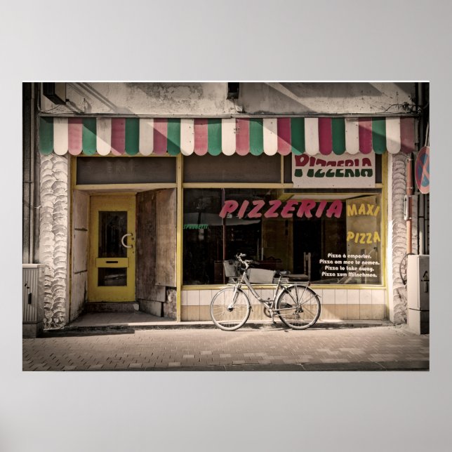 Pizzeria Poster (Vorne)