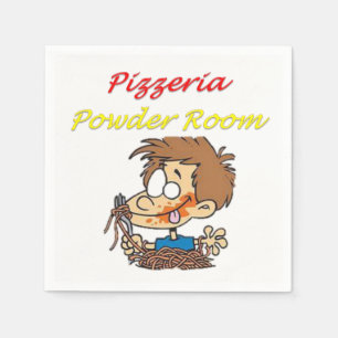 Pizzeria Powroom Paper Napkins Serviette