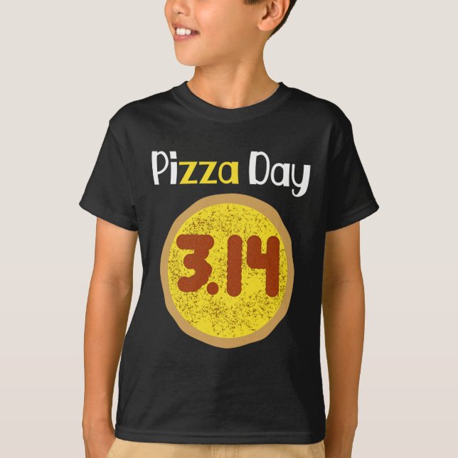 Pizzeria Pun Shirt 3.14 Pizza Pi (Vorderseite)