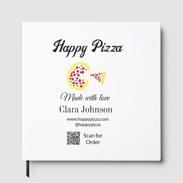 Pizzeria Restaurant Café Pizzeria Scan QR-Code bes Gästebuch (Vorderseite)