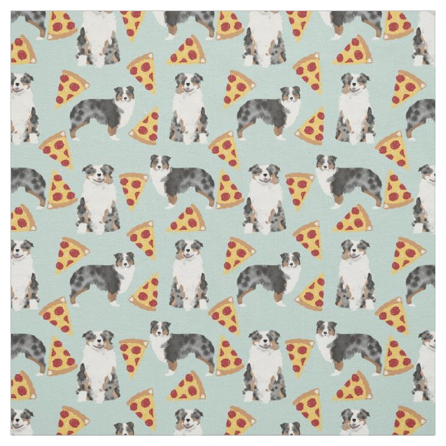 Pizzeria Shepherd niedlich Hundedesign Stoff (Muster)
