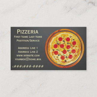 Pizzeria Visitenkarte
