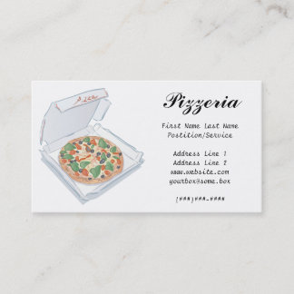 Pizzeria Visitenkarte