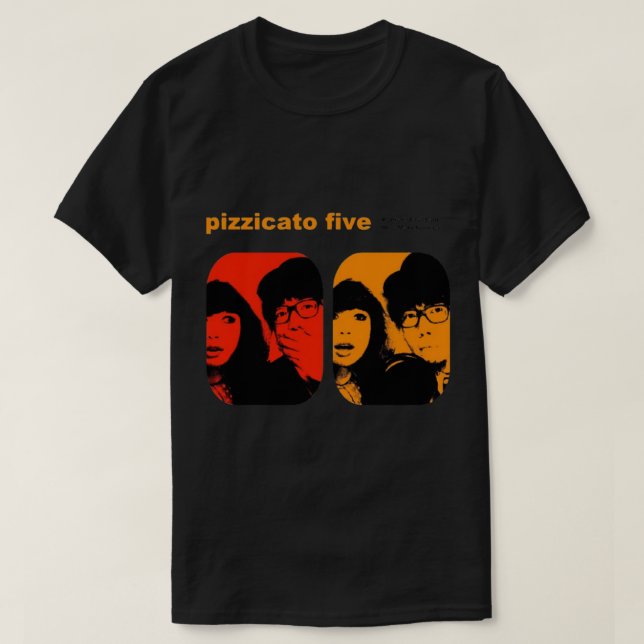 Pizzicato Fünf Werbebilder T-Shirt (Design vorne)