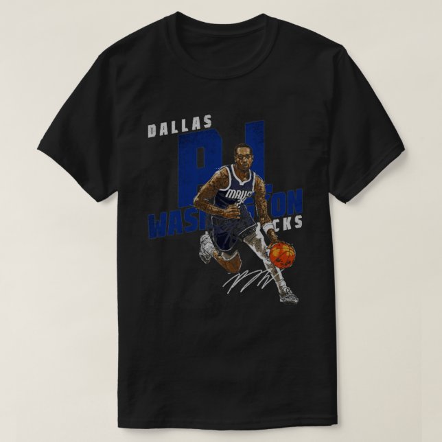 PJ Washington Dallas Slant TShirt 2 (Design vorne)