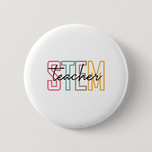 Pjmk Stem Lehrer Wissenschaft Technologie Lehrer C Button