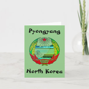 Pjöngjang, Nordkorea (DVRK), Einsiedlerreich Karte