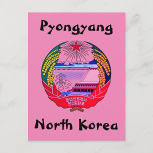 Pjöngjang, Nordkorea (DVRK), Einsiedlerreich Postkarte