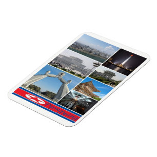 Pjöngjang - Nordkorea - Magnet