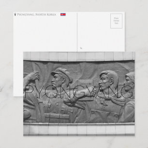 Pjöngjang, Nordkorea Postkarte