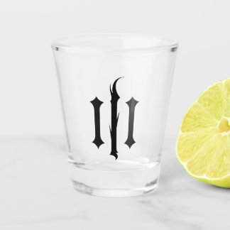 PJP-Klauen-Logo - Pierce Jackson Productions Merch Schnapsglas