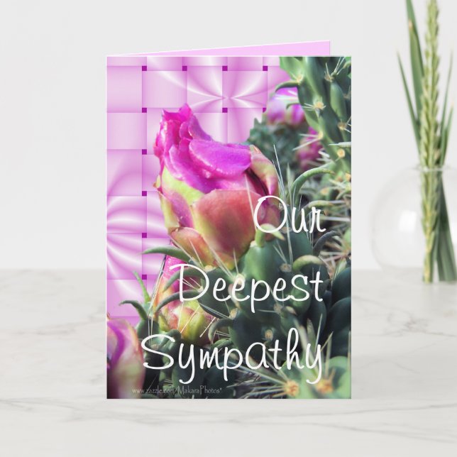 Pk Cactus Bloom-Anpassen für jeden Anlass Karte (Vorderseite)