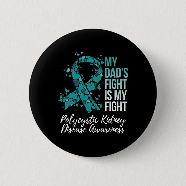 Pkd Aware meines Vaters zur Bekämpfung polyzystisc Button (Vorderseite)