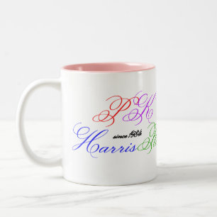 PkHarris Platz-Designer-Kaffee-Tasse Zweifarbige Tasse