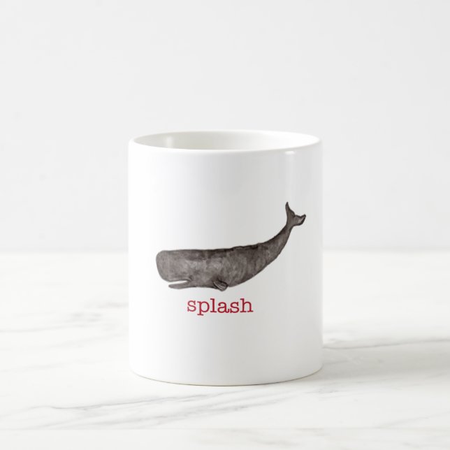 PKM Tassen-grauer Wal Tasse (Mittel)