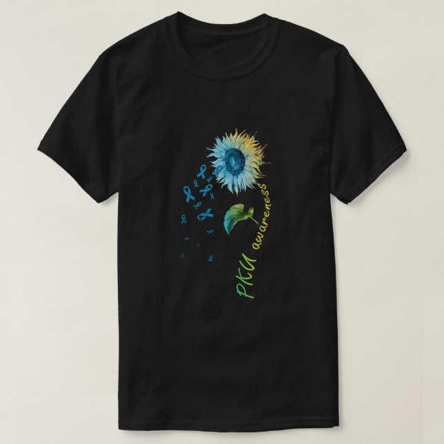 PKU Awareness Sunflower T-Shirt (Design vorne)