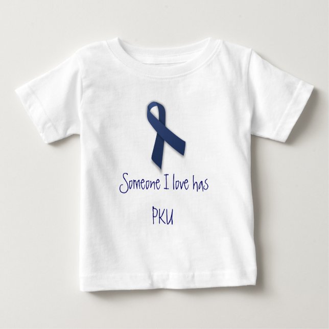 PKU Bewusstsein Baby T-shirt (Vorderseite)